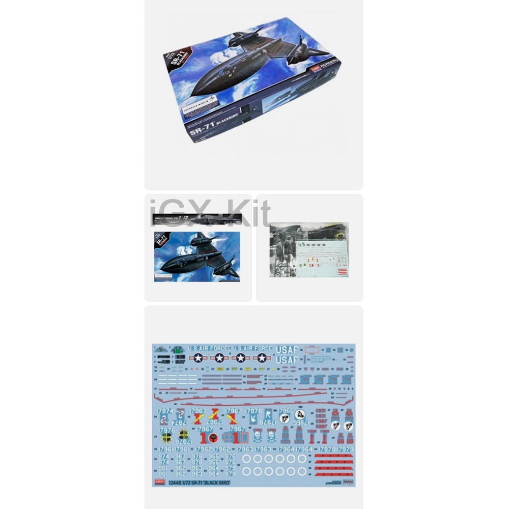 Model Kit Academy - Academy 12448, Escala 1/72, Avión de