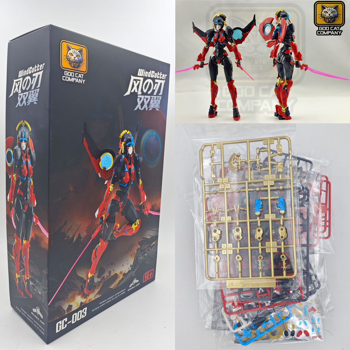Model Kit Waifu - En STOCK God Cat Company transformación