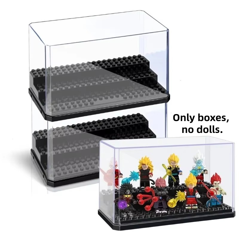 Model Kit Box - Caja de exhibición compatible para bloques