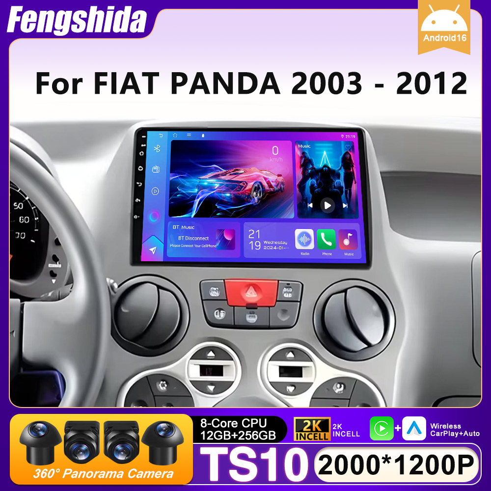 Model Kit Star Wars - Radio de coche Carplay para FIAT