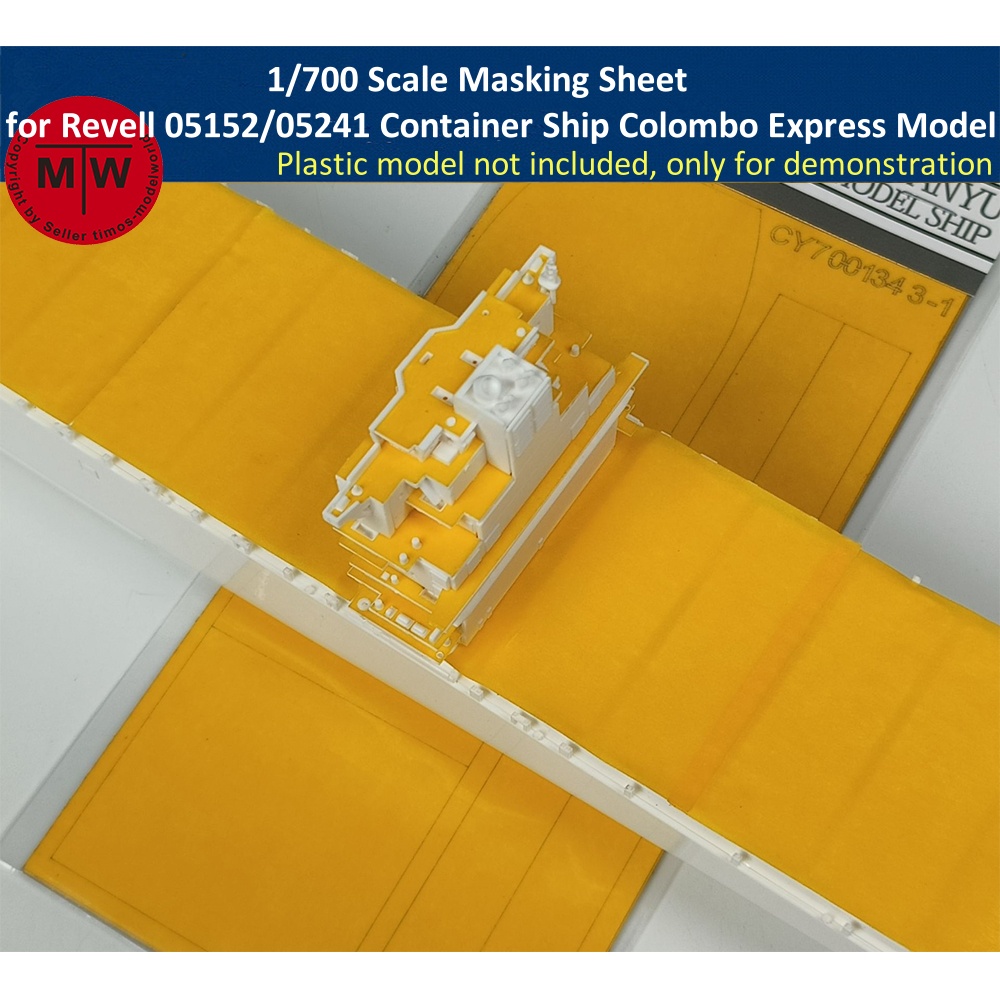 Model Kit Revell - Lámina de enmascaramiento a escala 1/700