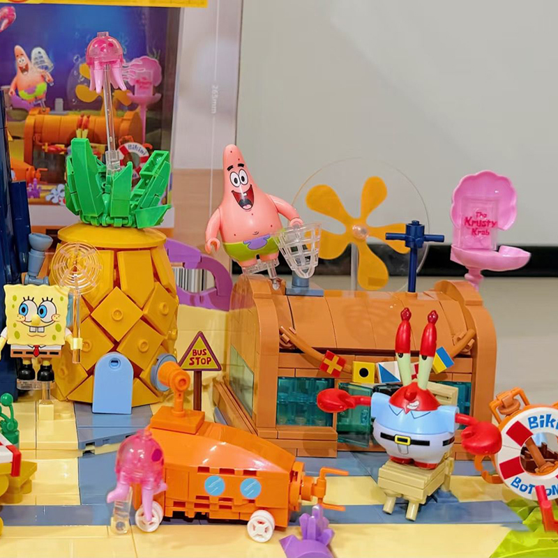 Area X Bob Esponja Pantalones  - Model Kit Box reseña y precio