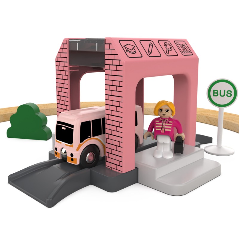 Juego de vía férrea de madera, - Model Kit Runner reseña y precio