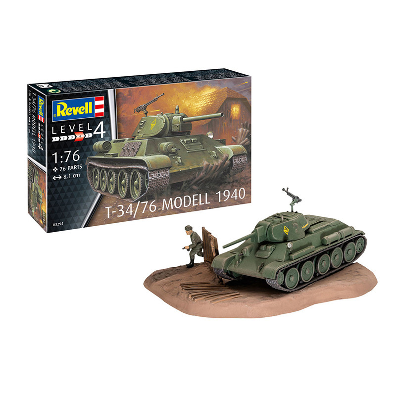 Revell 03294 1/76 Tanque Media - Model Kit Revell reseña y precio