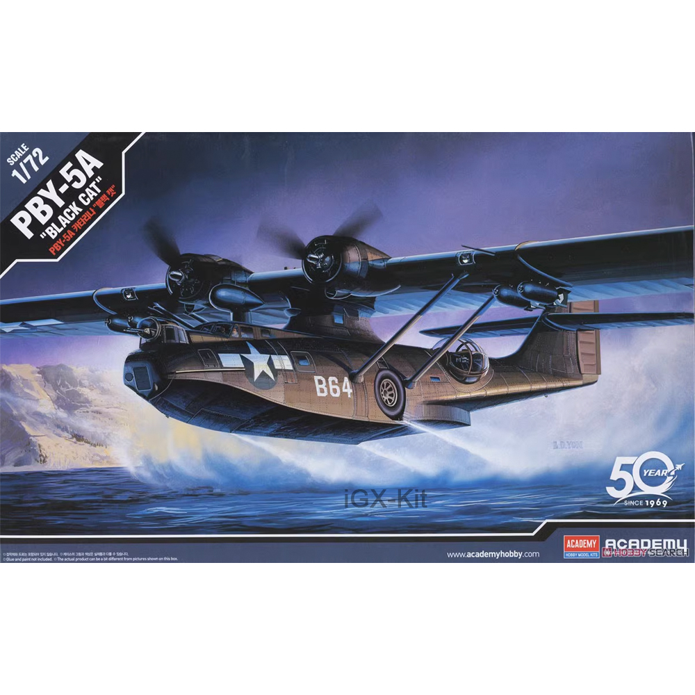 Academia 12487 1/72 escala PBY - Model Kit Academy reseña y precio