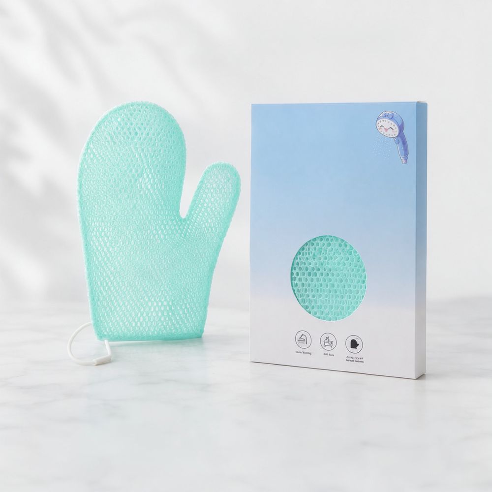 Guante de Baño de TPU con Text - Wash Effect Set reseña y precio