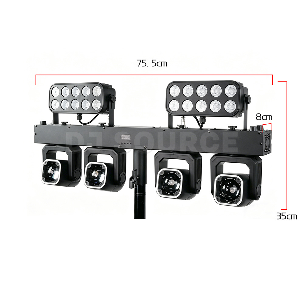 Par de Luces LED RGBW 4 en 1 d - Wash Effect Set reseña y precio