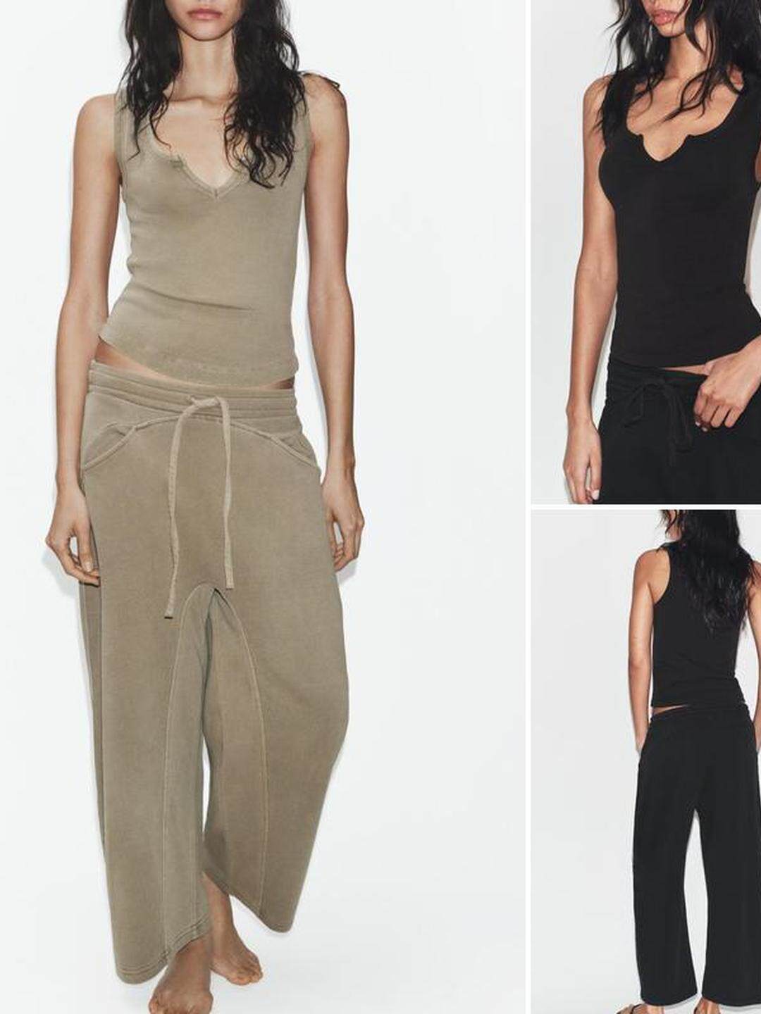 Conjunto de Pantalones y Chale - Wash Effect Set reseña y precio