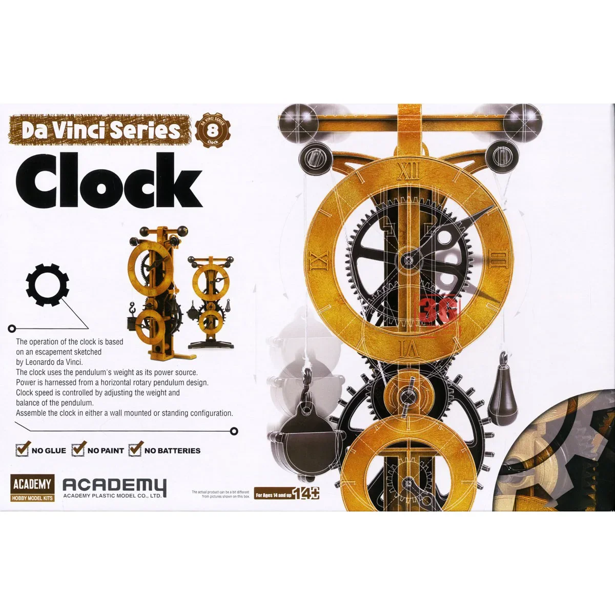 Reloj Academy Model Da Vinci S - Model Kit Academy reseña y precio